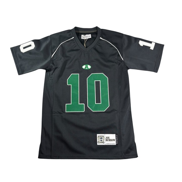 Authentic Classics Other - Authentic Classics Joe Burrow Athens HS Football Jersey Black Green Size S NEW